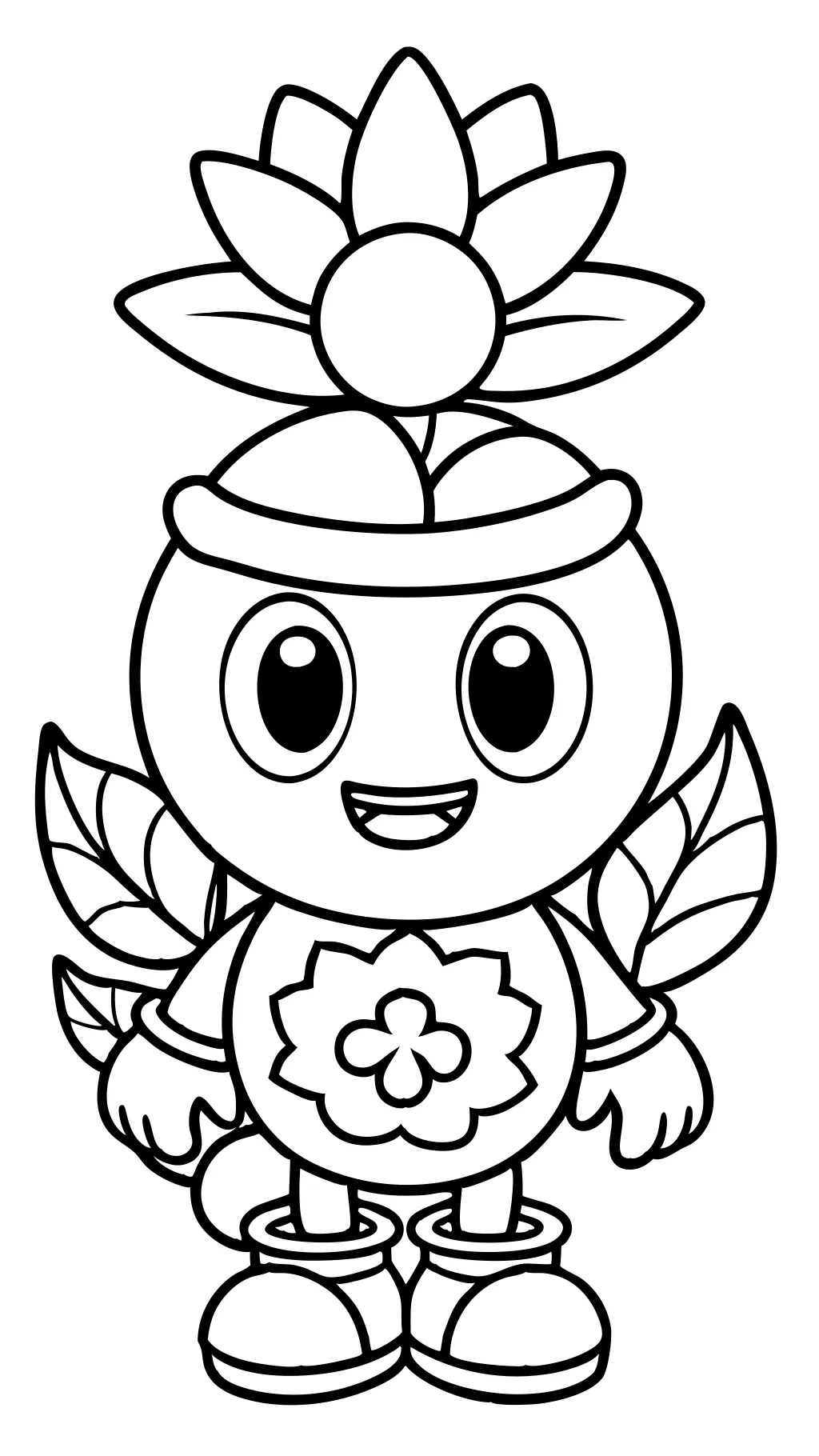 Página para colorear de Sprout Brawl Stars